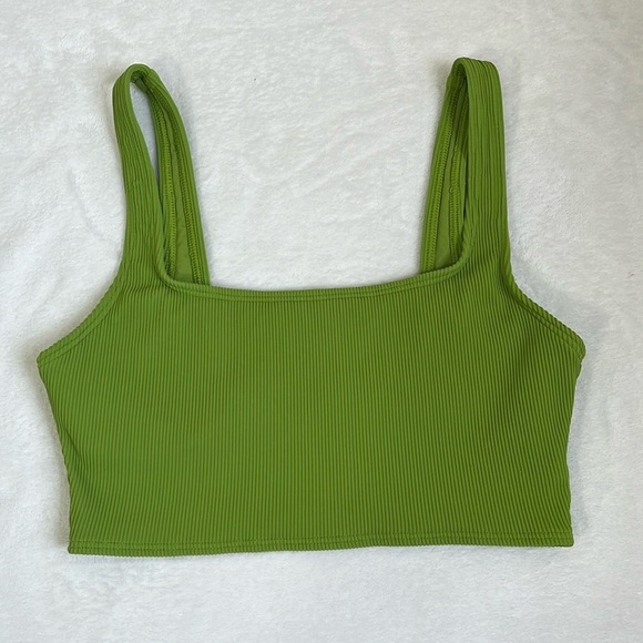 aerie Tops - Aerie Women’s Ribbed Cropped Tank Top with Lining Size XS